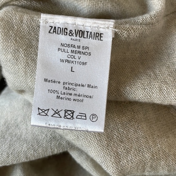 Zadig and Voltaire wool skull sweater - Picture 3 of 7